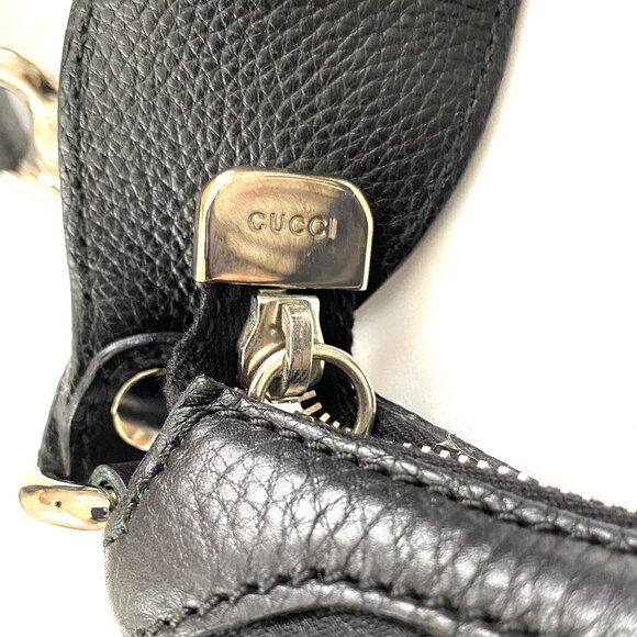 Gucci Black Shoulder Purse With Extension Strap and Accessible Zipper - Picture 10 of 12